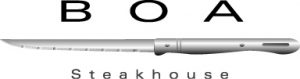 BOA Steakhouse Logo - Black